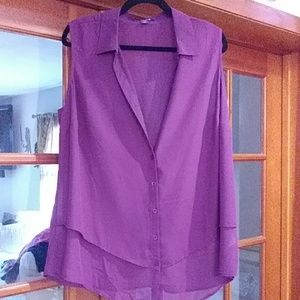 Roamans sheer shirt
